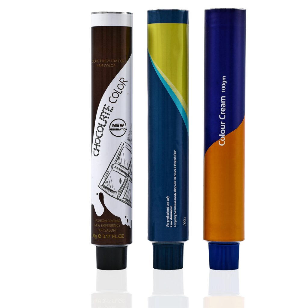 Viana hair coloring cream-Ziyang aluminum tube cooperation case